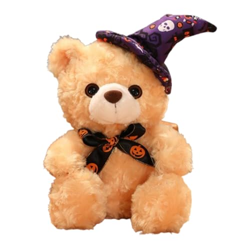 champracer Halloween Bär Teddybär,Halloween Teddybär mit Kürbis Plüschtier,Teddybär mit Kürbis Plüschtier Süßes Stofftier Kuscheltiere zum Kuscheln, Kuscheln & Spielen für Mädchen Jungen (23cm,G) von champracer