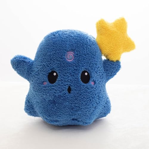 champracer Halloween Kuscheltier Gespenster Halloween Deko 20cm Geisterplüsch Geisterkissen HalloweenKinder Geschenk Deko (20cm,Blau) von champracer