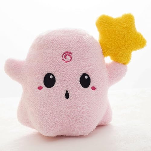 champracer Halloween Kuscheltier Gespenster Halloween Deko 20cm Geisterplüsch Geisterkissen HalloweenKinder Geschenk Deko (20cm,Rosa) von champracer