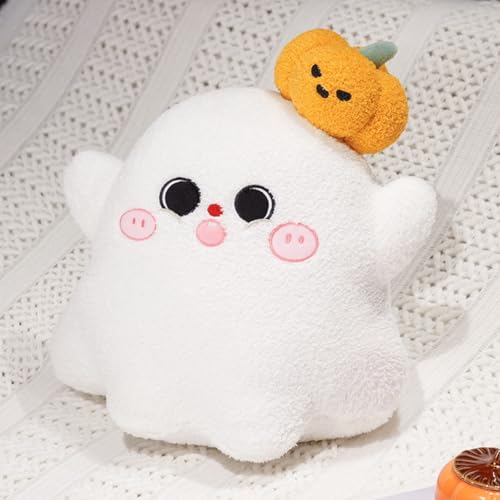 champracer Halloween Kuscheltier Plüsch Spielzeug Geisterkissen Halloween Halloween Kürbis Kuscheltier mit Kürbis Geister Kuscheltier Halloween Deko (A) von champracer