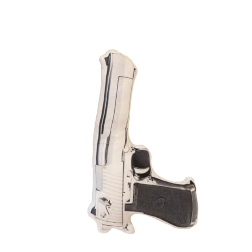 champracer Hug Soft Tactical Revolver Gun Kissen,3D realistische Plüschtierpistole,Dekokissen Weiches Cartoon-Plüsch-Schlafkissen für Kinder (Wüstenadler) von champracer