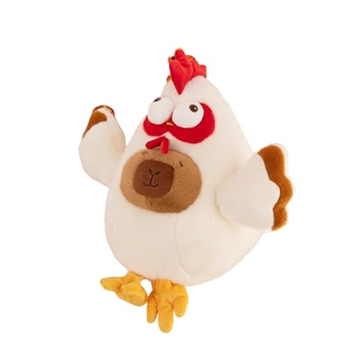 champracer Huhn Plüschtier,Süßes Capybara Plüschtier,Tierhuhn Plüsch Bauernhof Henne Plüschtier Kissen,Weiches Capybara Kissen,Kuscheltier Realistische,Für Kinder Kinder Babyspielzeug (29cm,Weiß) champracer Huhn Plüschtier,Süßes Capybara Plüschtier,Tierhuhn Plüsch Bauernhof Henne Plüschtier Kissen,Weiches Capybara Kissen,Kuscheltier Realistische,Für Kinder Kinder Babyspielzeug (29cm,Weiß) von champracer