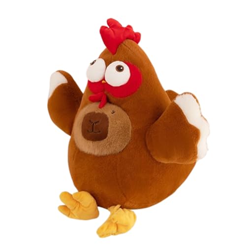 champracer Huhn Plüschtier,Süßes Capybara Plüschtier,Tierhuhn Plüsch Bauernhof Henne Plüschtier Kissen,Weiches Capybara Kissen,Kuscheltier Realistische,Für Kinder Kinder Babyspielzeug (47cm,Braun) champracer Huhn Plüschtier,Süßes Capybara Plüschtier,Tierhuhn Plüsch Bauernhof Henne Plüschtier Kissen,Weiches Capybara Kissen,Kuscheltier Realistische,Für Kinder Kinder Babyspielzeug (47cm,Braun) von champracer
