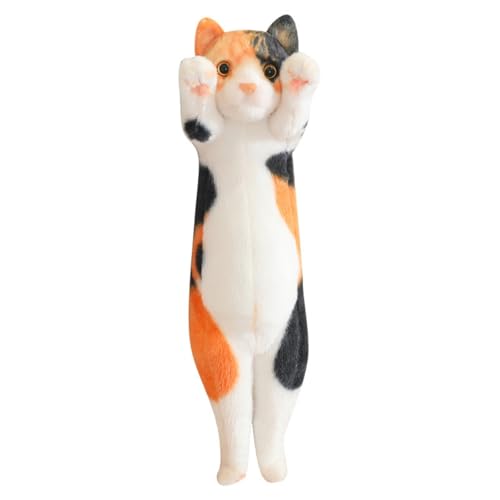 champracer Katze Kuscheltier Katze Plüschtier Stehend Simulation Kurzhaar Nette Katze Puppe Süßes Katze Spielzeug Geschenk für Kinder Jeglichen Alters (58cm,A) von champracer