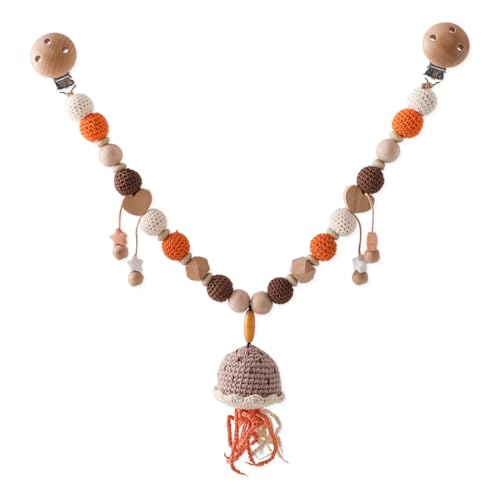 champracer Kinderwagen Spielzeug, Niedliche Tierform Kinderwagenspielzeug, Kinderwagen Zubehör, für Kinderbett, Autositz, Babyschale, Neugeborene Geschenk (Quallen) von champracer
