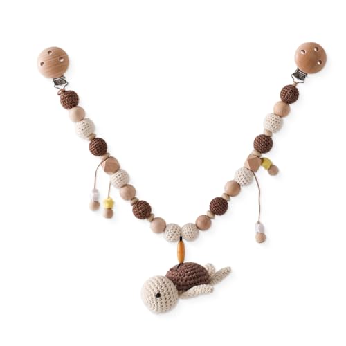 champracer Kinderwagen Spielzeug, Niedliche Tierform Kinderwagenspielzeug, Kinderwagen Zubehör, für Kinderbett, Autositz, Babyschale, Neugeborene Geschenk (Schildkröte) von champracer