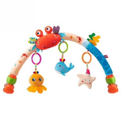 champracer Kinderwagen Spielzeug, Sinnesspielzeug von Kinderwagen, Kinderwagenkette Spiralspielzeug, Ausziehbar Hängespielzeug Babyschale, Neugeborenen Junge Mädchen Baby Geschenk (A) von champracer