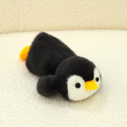 champracer Kleine Stofftiere 22 cm Kuscheltier plüschtier Schildkröte Mini Plüsch-Spielzeug Kinder Weiche Mini Püschtier Niedliche kleine Geschenke für Jungen und Mädchen (Pinguin) von champracer