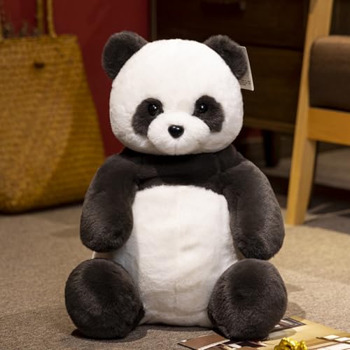 champracer Kuscheltier Hund Husky Hund plüschtier, Shiba Inu Plüschtier Shiba Inu Hund Plüsch Kissen Flauschiger Stofftier zum Spielen & Kuscheln Geburtstagsgeschenk für Kinder (Pandas,52cm) von champracer