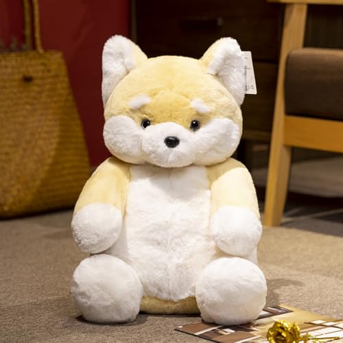 champracer Kuscheltier Hund Husky Hund plüschtier, Shiba Inu Plüschtier Shiba Inu Hund Plüsch Kissen Flauschiger Stofftier zum Spielen & Kuscheln Geburtstagsgeschenk für Kinder (Shiba Inu,52cm) von champracer