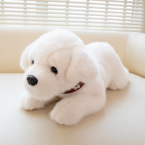 champracer Kuscheltier Hund Simuliertes Tier Hund Plüschtier Plüsch Hund Plüschhund Puppe Stofftier Hund Geschenke für Jungen Mädchen (60cm,Golden Retriever) von champracer