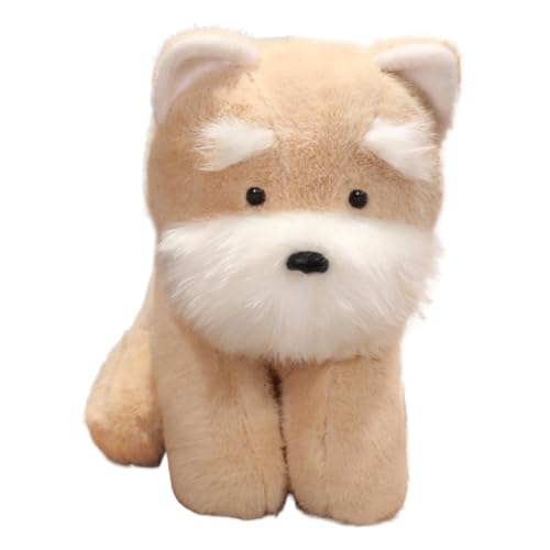 champracer Kuscheltier Hund West Highland PlüSch Hund Simulation Tier Puppe Plüsch Flauschiger Stofftier zum Spielen & Kuscheln Geburtstagsgeschenk für Kinder (22cm,D) von champracer