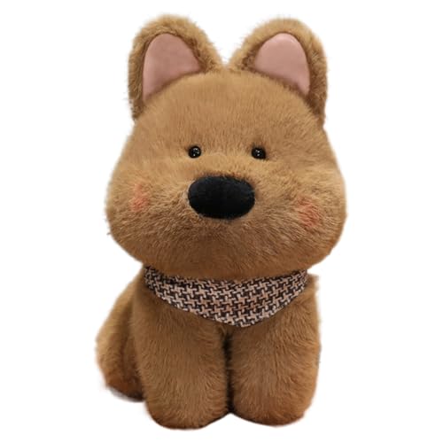 champracer Kuscheltier Hund West Highland PlüSch Hund Simulation Tier Puppe Plüsch Flauschiger Stofftier zum Spielen & Kuscheln Geburtstagsgeschenk für Kinder (45cm,A) von champracer