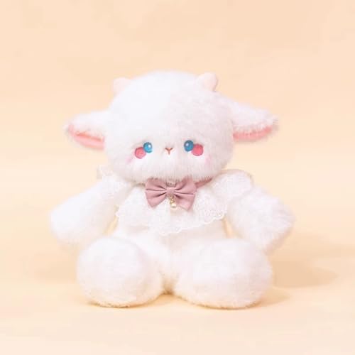 champracer Kuscheltier Katze Katze Plüschtier Kuscheltier Katze Lebensecht Kawaii Katze Kuscheltier Stofftiere Stofftierpuppe Geschenk für Kinder Jeglichen Alters (45cm,Schaf) von champracer