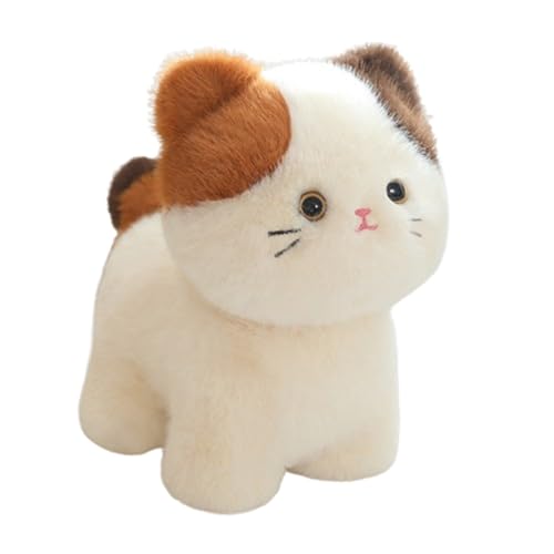 champracer Kuscheltier Katze Lebensecht, Simulation Kurzhaar Nette Katze Puppe Kuscheltier Katze Lebensecht Katze Plüschtier,Heimdekoration Geschenk für Kinder Katze supersüße (20cm,A) von champracer