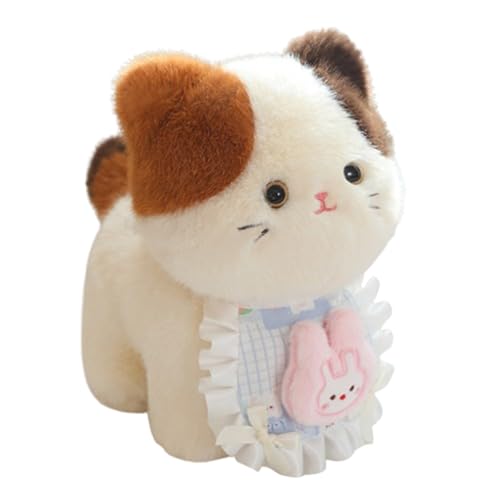 champracer Kuscheltier Katze Lebensecht, Simulation Kurzhaar Nette Katze Puppe Kuscheltier Katze Lebensecht Katze Plüschtier,Heimdekoration Geschenk für Kinder Katze supersüße (20cm,D) von champracer