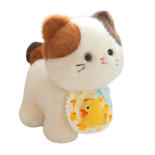 champracer Kuscheltier Katze Lebensecht, Simulation Kurzhaar Nette Katze Puppe Kuscheltier Katze Lebensecht Katze Plüschtier,Heimdekoration Geschenk für Kinder Katze supersüße (20cm,E) von champracer