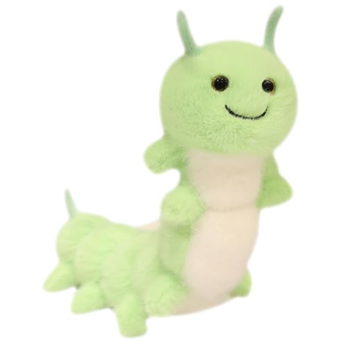 champracer Kuscheltier Raupe Grüne Raupe Plüschtiere Raupenkissen Plüsch Gefüllte Tiergeschenke Geschenk für Kinder Geburtstag und Weihnachten (30cm) von champracer