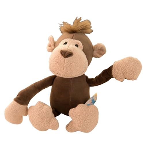 champracer Kuscheltier Tiger 25 cm Plüsch Spielzeug Tiger Plüschtier,Ausgestopftes Tier Spielzeug Waldtierpuppe Aktivitäten,für Kinder und Baby Flauschiger Stofftier zum Spielen (35cm,AFFE) von champracer
