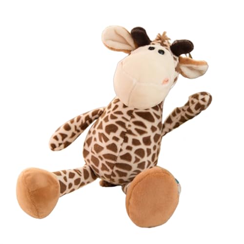 champracer Kuscheltier Tiger 25 cm Plüsch Spielzeug Tiger Plüschtier,Ausgestopftes Tier Spielzeug Waldtierpuppe Aktivitäten,für Kinder und Baby Flauschiger Stofftier zum Spielen (35cm,Giraffe) von champracer