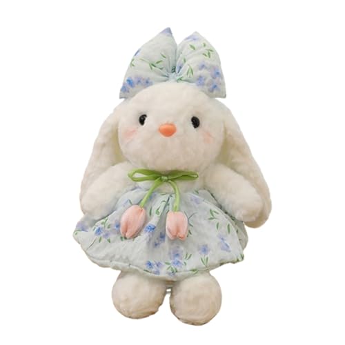 champracer Kuscheltier Weiß Hase,Plüschtier Hase,Kuscheltier Hase,Plüschtier Hase Kaninchen mit Schlappohren,Stofftier Hase,Hase Stofftier,Niedlich Bequem Kinder Mädchen Geschenk (70cm,blau) von champracer