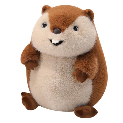 champracer Murmeltier Plüsch Kuscheltier Murmeltier Stofftier Kleine Kuscheltiere Gefülltes Tier Plüschtier Geschenk für Kinder Jungen Mädchen von champracer