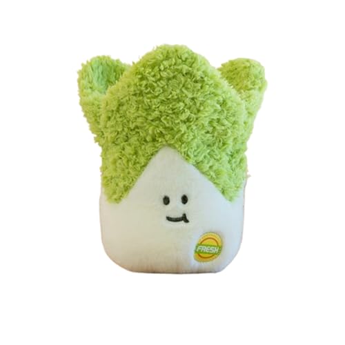 champracer Obst Gemüse Plüschtiere, Niedlichen Obst Gemüse Kuscheltier, zum Spielen und Kuscheln, Weiches Schmusetier für Mädchen, Jungen, Babys (20 cm,Bok Choy) von champracer