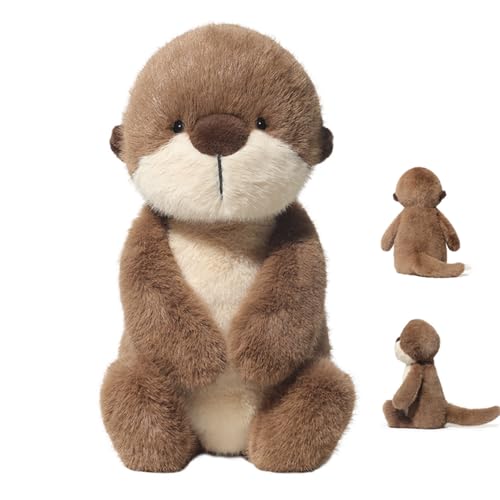 champracer Otter Kuscheltier, Otter Kissen Kuscheltier Flauschig, Otter Stofftier, Otter Kissen, Superweiche Kleines Kuscheltier Zum Kuscheln Und Liebhaben Geschenk Spielzeug Für Kinder (1 Stück) von champracer