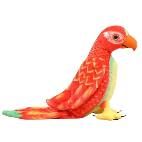 champracer Papagei Kuscheltier,Plüschvogel Papagei Kinder's Weiches Kuscheliges Plüschtier für Kinder,Niedlich Kawaii Realistische Spielzeug Ostern Geschenk für Kinder Jungen Mädchen (50cm,Roter) champracer Papagei Kuscheltier,Plüschvogel Papagei Kinder's Weiches Kuscheliges Plüschtier für Kinder,Niedlich Kawaii Realistische Spielzeug Ostern Geschenk für Kinder Jungen Mädchen (50cm,Roter) von champracer