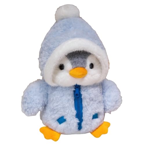 champracer Pinguin Kuscheltier, 25 cm Pinguin Stofftier Plüschtier, Geschenk für Jungen Mädchen (25CM, Blau) von champracer