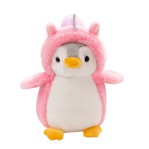 champracer Pinguin Kuscheltier 20 cm Pinguin Stofftier Plüschtier Süße Pinguin Plüsch Spielzeug Plüschpinguin Geschenke für Jungen Mädchen Kinder (Rosa) von champracer