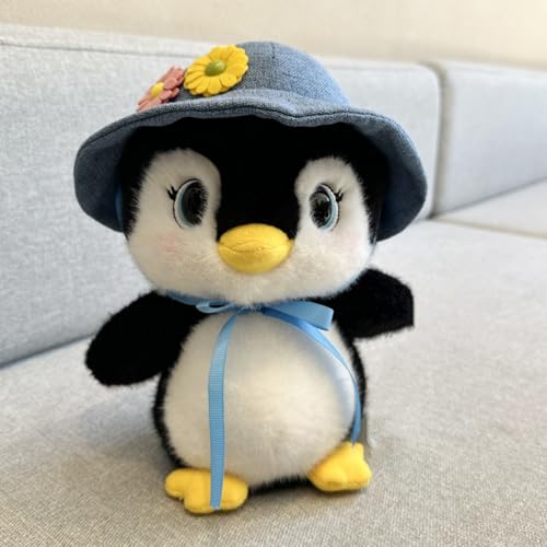 champracer Pinguin Kuscheltier Kuscheltier Plüschpuppen Pinguin Plüschtier Pinguin Stofftier Schmusetier Pinguin Stofftier Plüschtier Geschenk für Jungen Mädchen (50cm,Blau) von champracer
