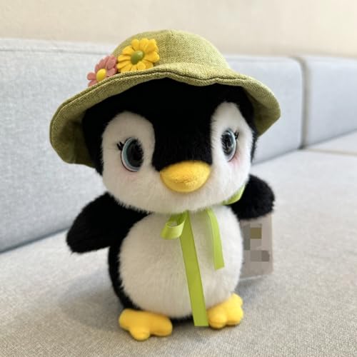 champracer Pinguin Kuscheltier Kuscheltier Plüschpuppen Pinguin Plüschtier Pinguin Stofftier Schmusetier Pinguin Stofftier Plüschtier Geschenk für Jungen Mädchen (50cm,Grün) von champracer