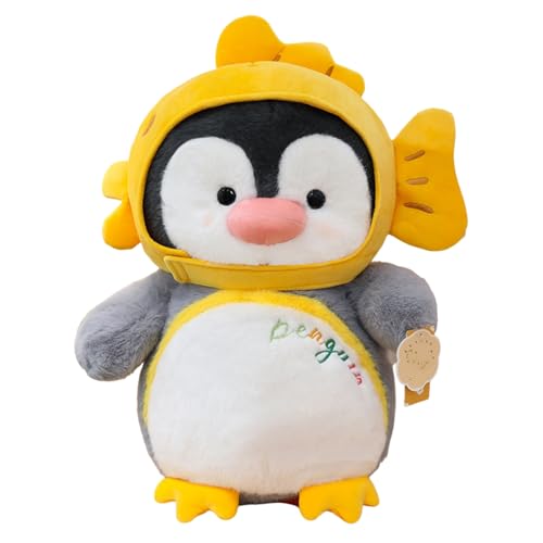 champracer Pinguin Kuscheltier Pinguin Stofftier Plüschtier Plüschpuppen Pinguin Flauschiger Stofftier zum Spielen & Kuscheln Geburtstagsgeschenk für Kinder (45cm,Taiyaki) von champracer