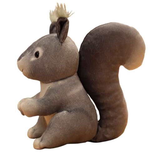champracer Plüsch Eichhörnchen Plüschtier,Eichhörnchen Kuscheltier Stofftier,Realistische Simulation Anschmiegsames Braunes Eichhörnchen, Weich und bequem Eichhörnchen,Geschenk für Kinder (20cm,Grau) champracer Plüsch Eichhörnchen Plüschtier,Eichhörnchen Kuscheltier Stofftier,Realistische Simulation Anschmiegsames Braunes Eichhörnchen, Weich und bequem Eichhörnchen,Geschenk für Kinder (20cm,Grau) von champracer