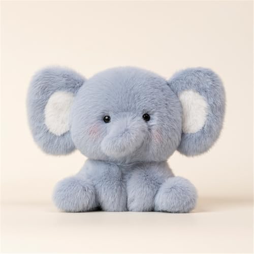 champracer Plüsch-Elefant,Schaf Plüschtier Süße Kuscheltier Schaf,niedliches rosa Schwein, Plüschspielzeug für Babys, Kinder, Stofftiere,Plüschtiere, Raumdekoration (14 cm,Baby-Elefant) von champracer