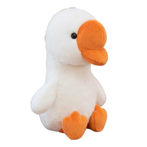 champracer Plüsch Gans Stofftier,Ente Kuscheltier,Ente Kuscheltier, Flauschig Weiche Entenplüsch, Duck Plüschtier,zum Spielen und Kuscheln, Geschenk für Kinder Mädchen (21cm,Großkopfgans) von champracer
