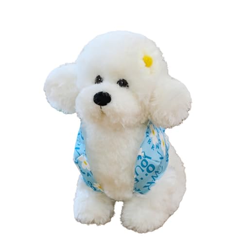 champracer Plüsch Hund Kuscheltier Hund Plüschhund Puppe Stofftier Hund Simulation Tier Puppe Plüsch Flauschiger Stofftier zum Spielen & Kuscheln Geburtstagsgeschenk für Kinder (40cm) von champracer