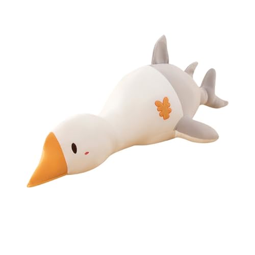 champracer Plüsch Kuscheltier Gans Gans Kuscheltier Gans Plüschtier Ente Puppe Kissen Kuscheltier Spielzeug Tier zum Kuscheln & Spielen Geschenk für Kinder Jungen Mädchen (120cm) von champracer