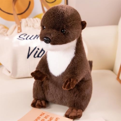 champracer Plüsch Otter Puppe, Otter Kuscheltier, Kuscheltier Otter Plüschtier Zum Kuscheln, Simulation Otter Tierpuppe Kuscheltier, Geschenke für Jungen und Mädchen (Sitzen, 60 cm) von champracer