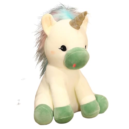 champracer Plüsch Regenbogen Einhorn,Niedliches Einhorn Plüschtier,Stofftier Plüschtier Kuscheltier,Einhorn Puppe Kuschelkissen Kuscheltier Puppe,Süß Teenager Herz Puppe Geschenk (38cm,cremefarben) champracer Plüsch Regenbogen Einhorn,Niedliches Einhorn Plüschtier,Stofftier Plüschtier Kuscheltier,Einhorn Puppe Kuschelkissen Kuscheltier Puppe,Süß Teenager Herz Puppe Geschenk (38cm,cremefarben) von champracer