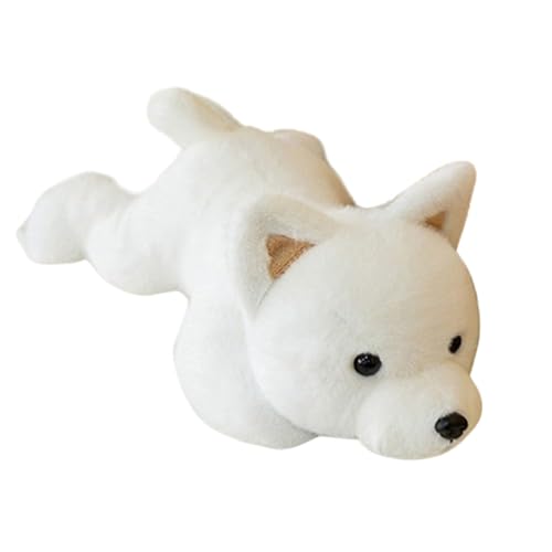 champracer Plüschtier Hund,Niedliche Welpen Hunde Kuscheltiere,Supersüß Kuscheltier Hund Plüschhund Realistisches Plüsch,Flauschiger Guter Begleiter Jungen und Mädchen (60cm) von champracer