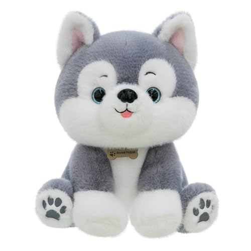 champracer Plüschtier Hund Husky,Simuliertes Tier Hund Plüschtier,Supersüß Kuscheltier Hund Sitzen Plüschhund Realistisches Plüsch Hund Welpe Weiches Plüsch,Geschenk für Freunde und Kinder (22cm) champracer Plüschtier Hund Husky,Simuliertes Tier Hund Plüschtier,Supersüß Kuscheltier Hund Sitzen Plüschhund Realistisches Plüsch Hund Welpe Weiches Plüsch,Geschenk für Freunde und Kinder (22cm) von champracer