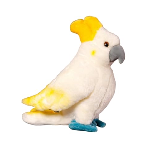 champracer Plüschtier Papagei Stofftier, Kawaii Papagei Plüsch,25cm Weicher und Bequemer Plüsch Papagei, Papagei Plüschpuppe,Realistisch Kuscheltier,Spielzeug für Kinder Mädchen Jungen (35cm,Weiß) champracer Plüschtier Papagei Stofftier, Kawaii Papagei Plüsch,25cm Weicher und Bequemer Plüsch Papagei, Papagei Plüschpuppe,Realistisch Kuscheltier,Spielzeug für Kinder Mädchen Jungen (35cm,Weiß) von champracer