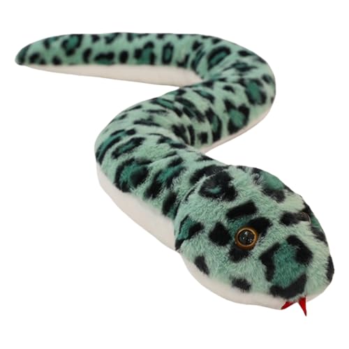 champracer Plüschtier Plüschschlange Schlange Kuscheltier Schlange Plüschtiere Schlange Spielzeug Stofftier Spielzeug Stoffschlange für Kinder (110cm,Grün) von champracer