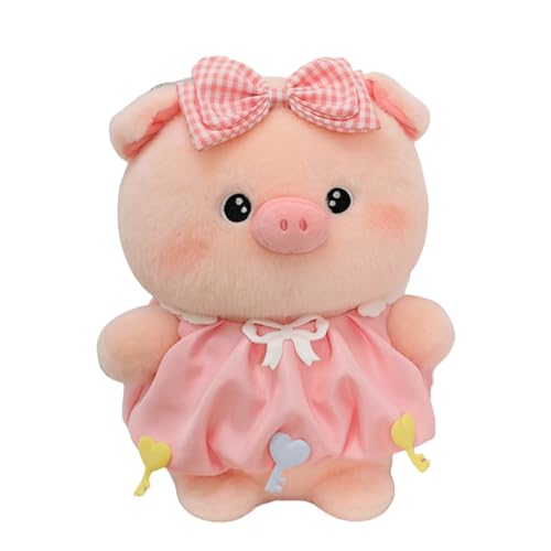 champracer Plüschtier Schwein Kuscheltier Schwein Niedliche Schweine-Plüschkissen Plüschkissen Gefüllte Kuscheltier für Mädchen Kinder Jungen (50cm,Rosa) von champracer