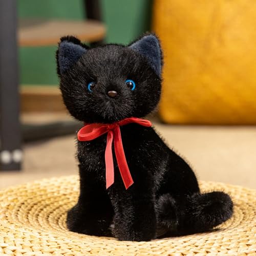 champracer Realistic Plüsch Katze Plüschtier Kuscheltier Katze Flauschiger Stofftier zum Spielen & Kuscheln Geschenk für Kinder Jungen Mädchen (25cm,C) von champracer