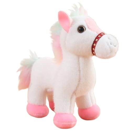 champracer Realistische Pferd Plüschtier,Cartoon Pony Schlafkissen, Stofftier Pferd Puppe,Lebensecht Stehend Pferd Plüsch Spielzeug Kuscheltier Puppe,Geschenk Für Kinder Mädchen Jungen (30cm,Weiß) champracer Realistische Pferd Plüschtier,Cartoon Pony Schlafkissen, Stofftier Pferd Puppe,Lebensecht Stehend Pferd Plüsch Spielzeug Kuscheltier Puppe,Geschenk Für Kinder Mädchen Jungen (30cm,Weiß) von champracer