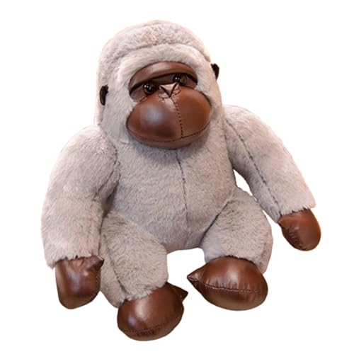 champracer Riesen AFFE Kuscheltier Plüschtiere,Realistischer Affeplüsch Kissen Plüsch Tierkissen,Kuschelig Werfen Kissen Für Und Bürodekoration Für Jungen Mädchen (65cm,grau) von champracer