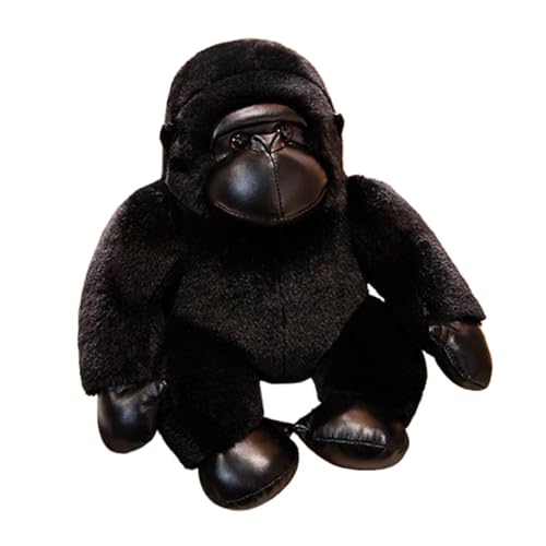 champracer Riesen AFFE Kuscheltier Plüschtiere,Realistischer Affeplüsch Kissen Plüsch Tierkissen,Kuschelig Werfen Kissen Für Und Bürodekoration Für Jungen Mädchen (65cm,schwarz) von champracer